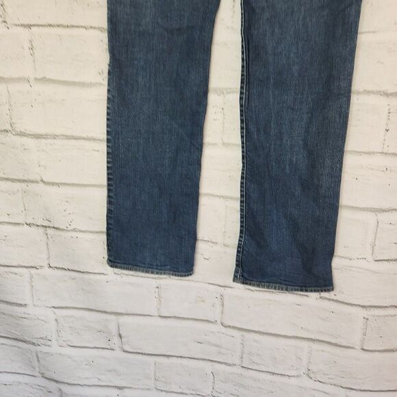 Rock and Republic Mens Neil 34x34 Relaxed Straight Mid Rise Blue Jeans Denim - Picture 7 of 11